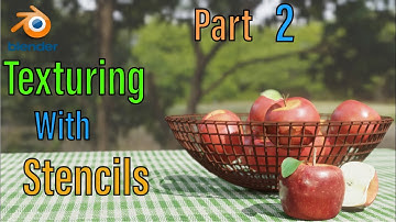 Blender 2.9 Beginner Texturing Part 2 - Working with Stencils - Urdu/Hindi