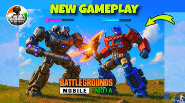 BGMI NEW UPDATE FULL GAMEPLAY 🔥 UPDATE 3.9 TRANSFORMERS IN PUBG MOBILE HDR GAMEPLAY