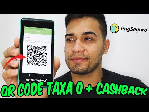 QR Code PagSeguro - Agora com TAXA 0% (ENCERRADO) e CASHBACK de 10%!