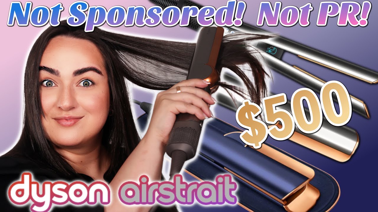 DYSON AIRSTRAIT STRAIGHTENER! IS IT WORTH IT? DETAILED REVIEW & FIRST IMPRESSIONS!