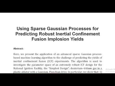 Using Sparse Gaussian