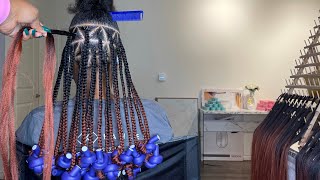 COI LERAY INSPIRED BRAIDS TUTORIAL WITH CURLY ENDS | BEGINNER FRIENDLY | PROTECTIVE HAIR STYLE 