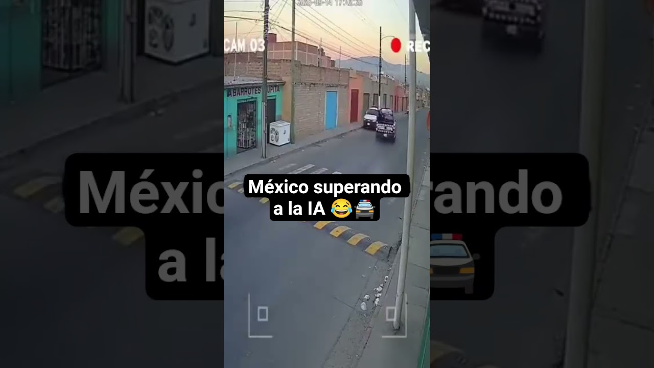 Una vez más México superando a la IA 🚔😂🚨