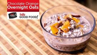 DELIGHTFUL Chocolate Orange Overnight Oats (Easy & Quick!)