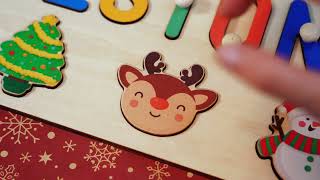 Personalized Wooden Baby Name Puzzle