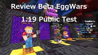beta EggWars Season2 Cubecraft all Items bedrock minecraft 1.19 Public Test TottoOP