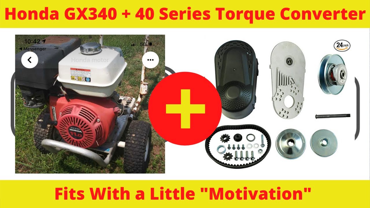 Big Block Stretched Motovox MBX10 Ep. 2 | Honda GX340 + Amazon 40 Series Torque Converter