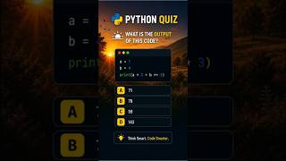comment your answer 👉#python #coding #pythonquiz #learnpython #programming
