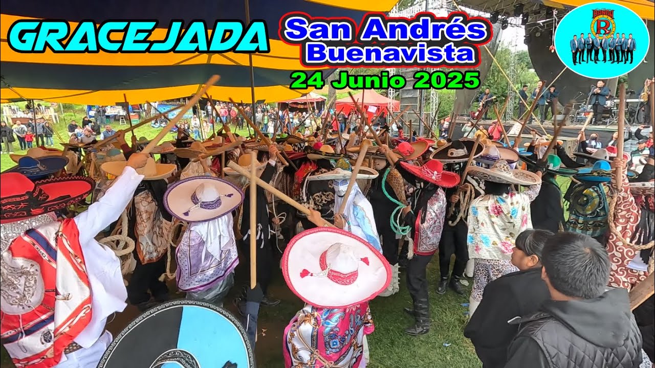Gracejada en San Andrés Buenavista, 24 Junio 2025 con la  Super Banda R