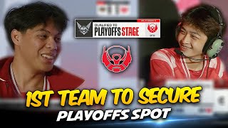 EMANN and BTR is the 1ST TEAM to SECURE a PLAYOFFS SPOT in MPL ID S13 . . . 🤯💥