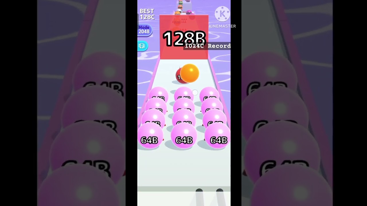 BALL 🏀 RUN GAME WORLD RECORD 1024C 1 million views 