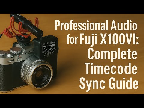 Professional Audio for Fuji X100VI: Complete Timecode Sync Guide