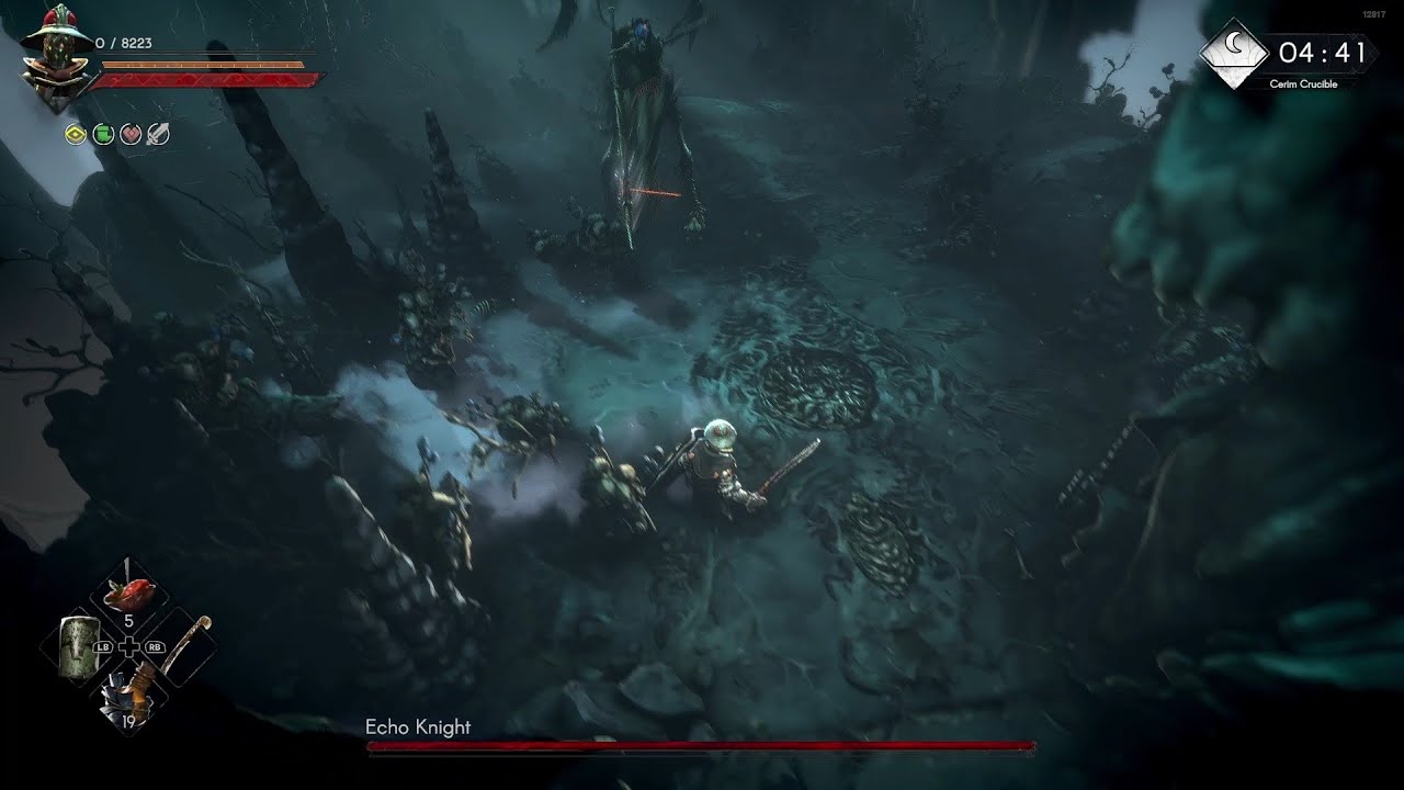 No Rest For The Wicked- Boss Fight: Crucible dungeon Echo Knight