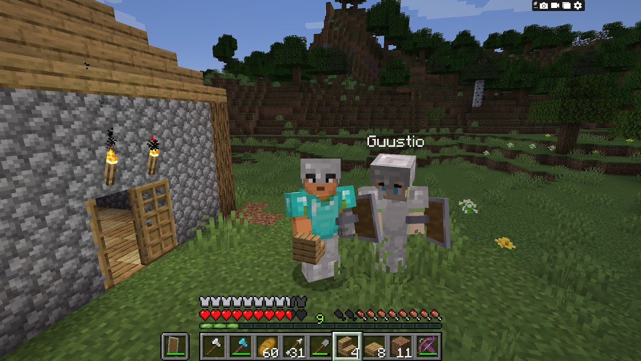 Met Guust naar de Nether multiplayer (survivel) #4