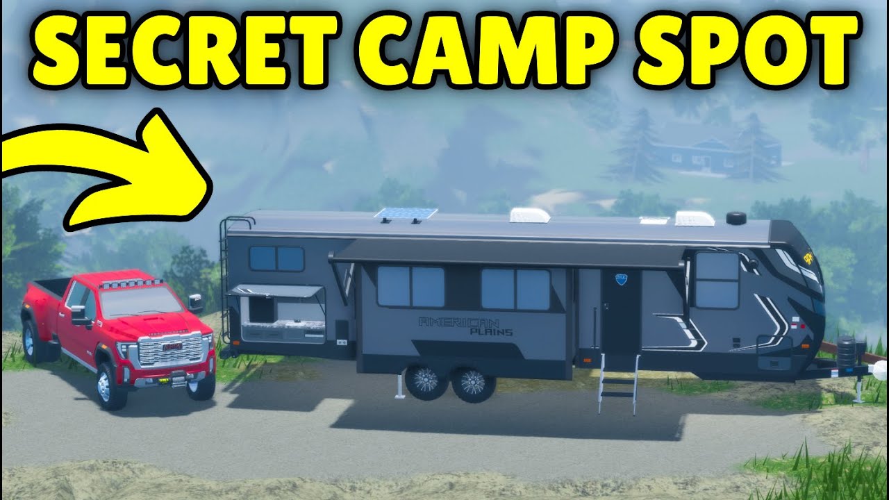 I Found a SECRET Camping Spot in APM | Roblox American Plains Mudding