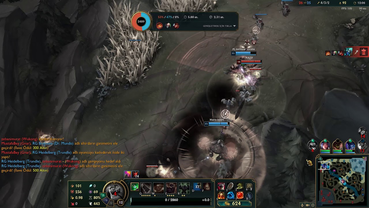 Eren'den muhteşem Malphite ultisi