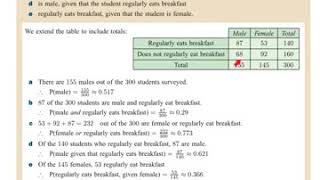 Celebrity Probabilities from two-way tables Profile