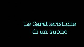 03 Le Caratteristiche di un suono