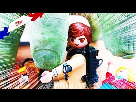 Film Playmobil Ghostbusters en français | Réduire en poussière une gigantesque main de monstre