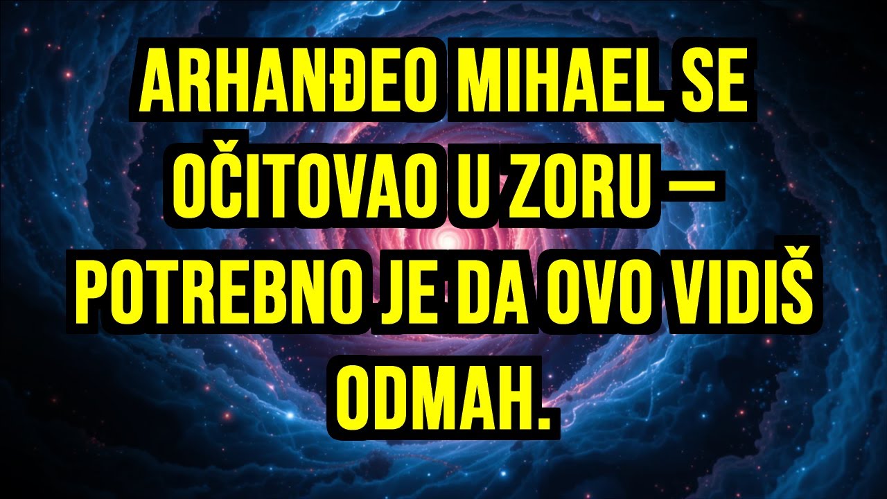 🛡️ ARHANĐEO MIHAEL SE OČITOVAO U ZORU — POTREBNO JE DA OVO VIDIŠ ODMAH.
