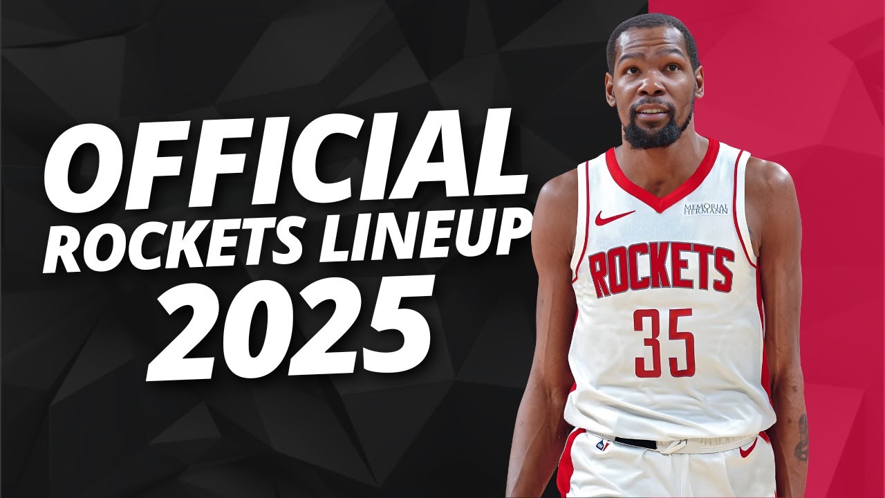 Number 5 Rockets 2025-2026 Houston Rockets New Look Lineup - YouTube