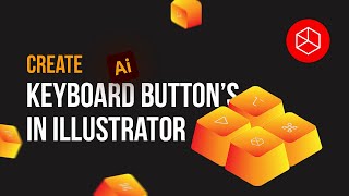 Create Keyboard Button's - Illustrator Tutorial