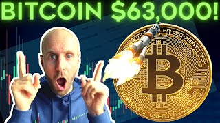 Bitcoin reached $63,000 on MASSIVE Crypto News? (Coinbase IPO)