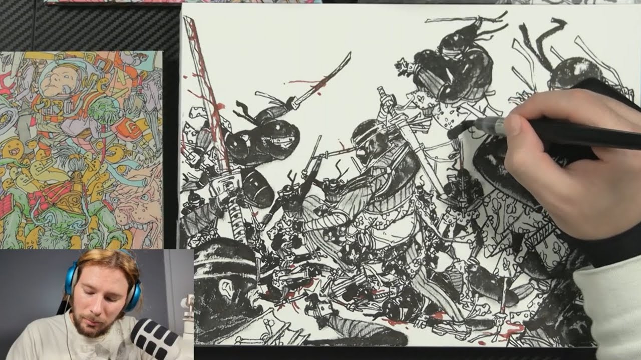 イラスト Making5 Drawing Ninja - Timelapse - YouTube