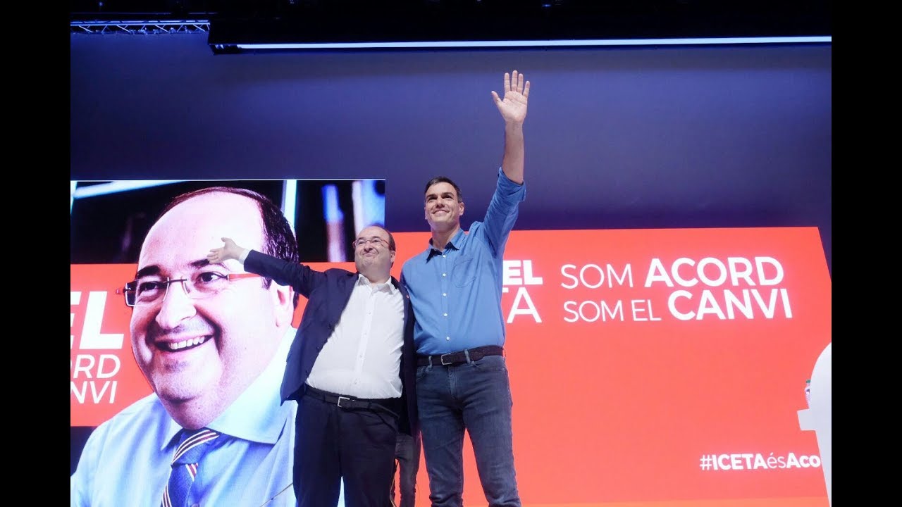 Sánchez: “La crisis de Cataluña no se resuelve con amenazas como hace el Gobierno, sino con diálogo”