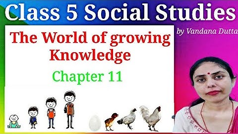 Social Studies Class 5 Cbse | Part1| The World growing Our Knowledge |  Chapter 11 | Vandana Dutta |