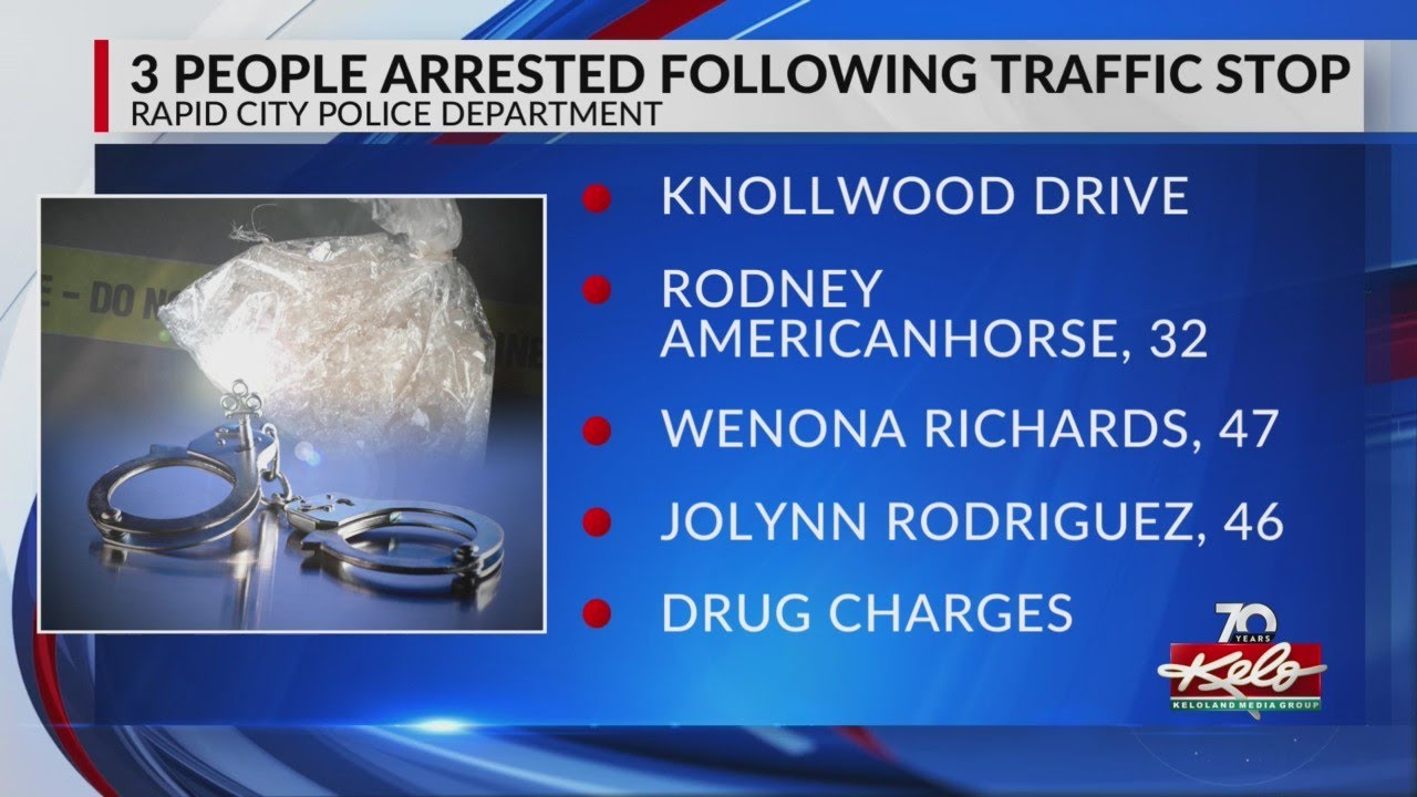 Traffic stop leads to drug arrest in Rapid City - YouTube