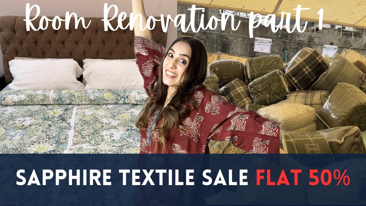 Sapphire Home Textile Sale | Flat 50% Off Bedsheets, Comforters, Home Accessories