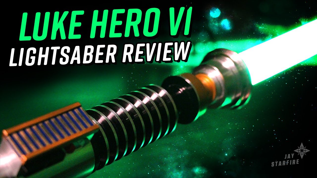Realistic Luke Skywalker Lightsaber - REVIEW and DEMO (Ultimate Works Hero V1)