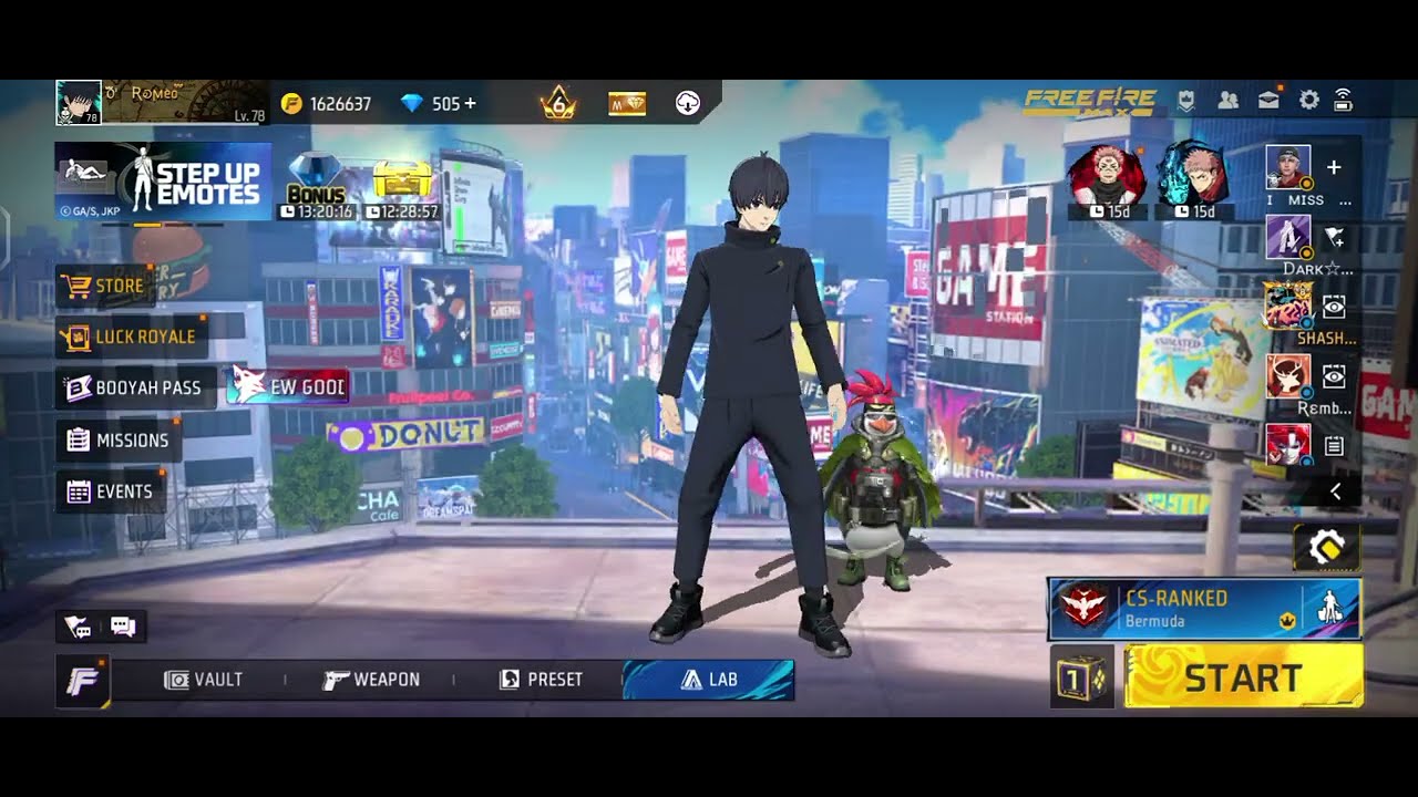 Double Diamond top-up Jujutsu kaise top-up event free fire 