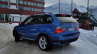 BMW X5 e53 4.6iS za 40tys 15.12.2021 Zakopane Hotel Kasprowy