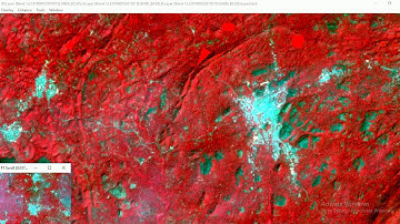 Supervised raster image classification on ENVI