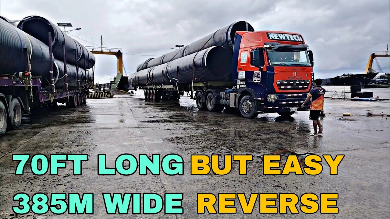 PART 7 70FT LONG PIPE WITH WIDE 3.85M BUT EASY REVERSE / PARANG HINDI MALALAKI ANG KARGA / 2 BUTUAN