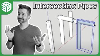 Intersecting Pipes in SketchUp for Web