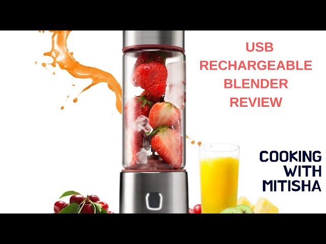 Blend-Doo™ Portable Blender Bottle - On-the-Go Smoothie Maker with Wireless  Char