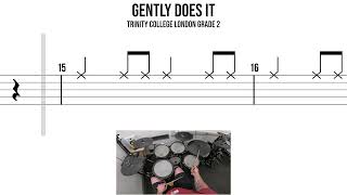 Gently Does It – Trinity College London Grade 2 | Drum Playthrough 🥁