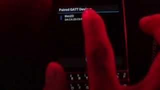 Blackberry10.3 control RGB over bluetooth LE (client: soc nrf51822)