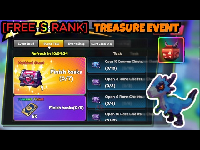 Mythical Chest - Bubbly Red Blaze Egg - Rexie - Treasure Event