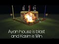 Kasim is Win😁 and Ayan house is blast 😭 A1,A2,A3,A4,A5,A6,A7,B1,B2,B3,C1,C2,C3,C4,J1, is Minecraft