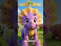 Triceratops Dino Herbivora Bertanduk Tiga 🦖 | Lagu Dinosaurus Anak #shorts #sobatdino #dinosaurus