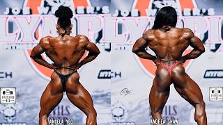 Andrea Shaw Vs Angela Yeo Comparison At Ms. Olympia