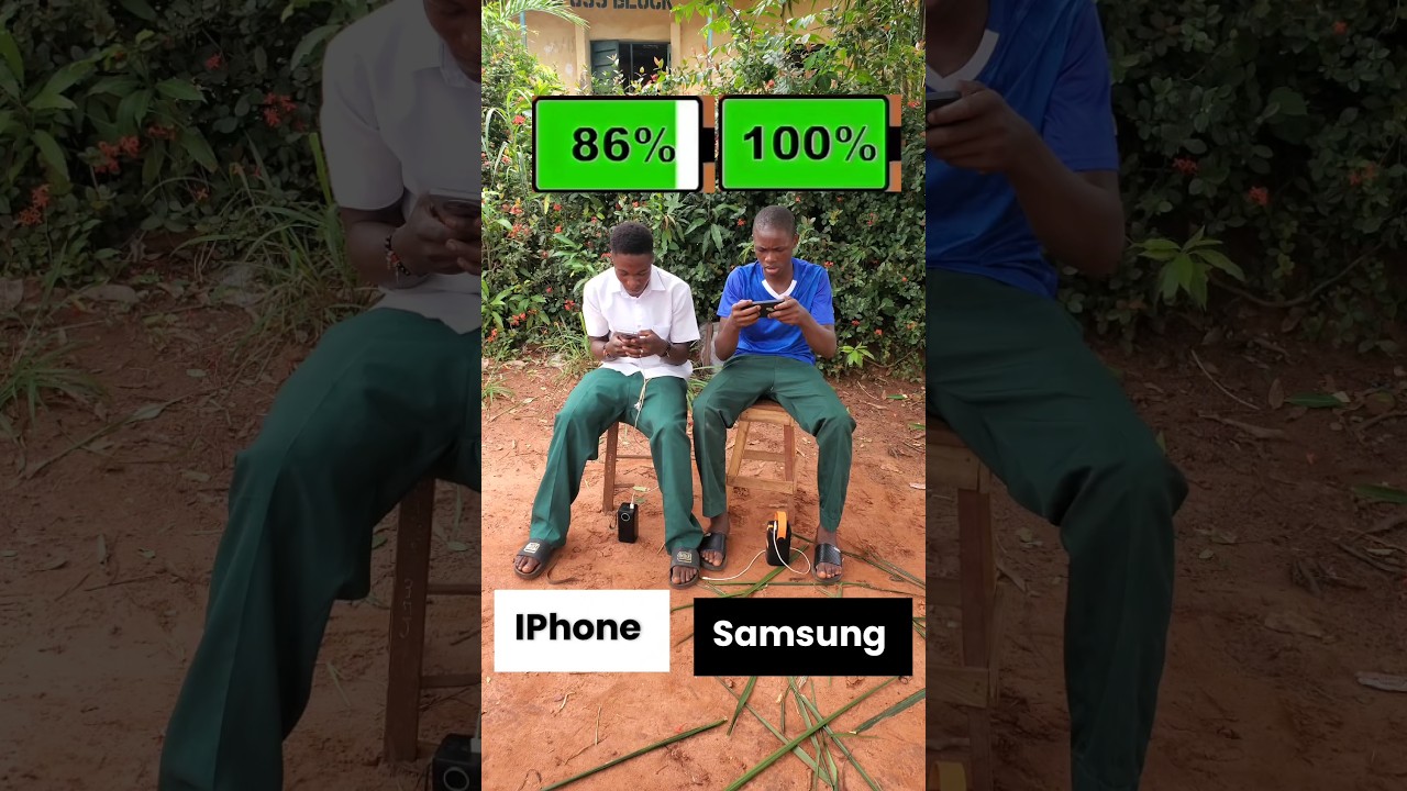 Samsung vs iPhone 🔋