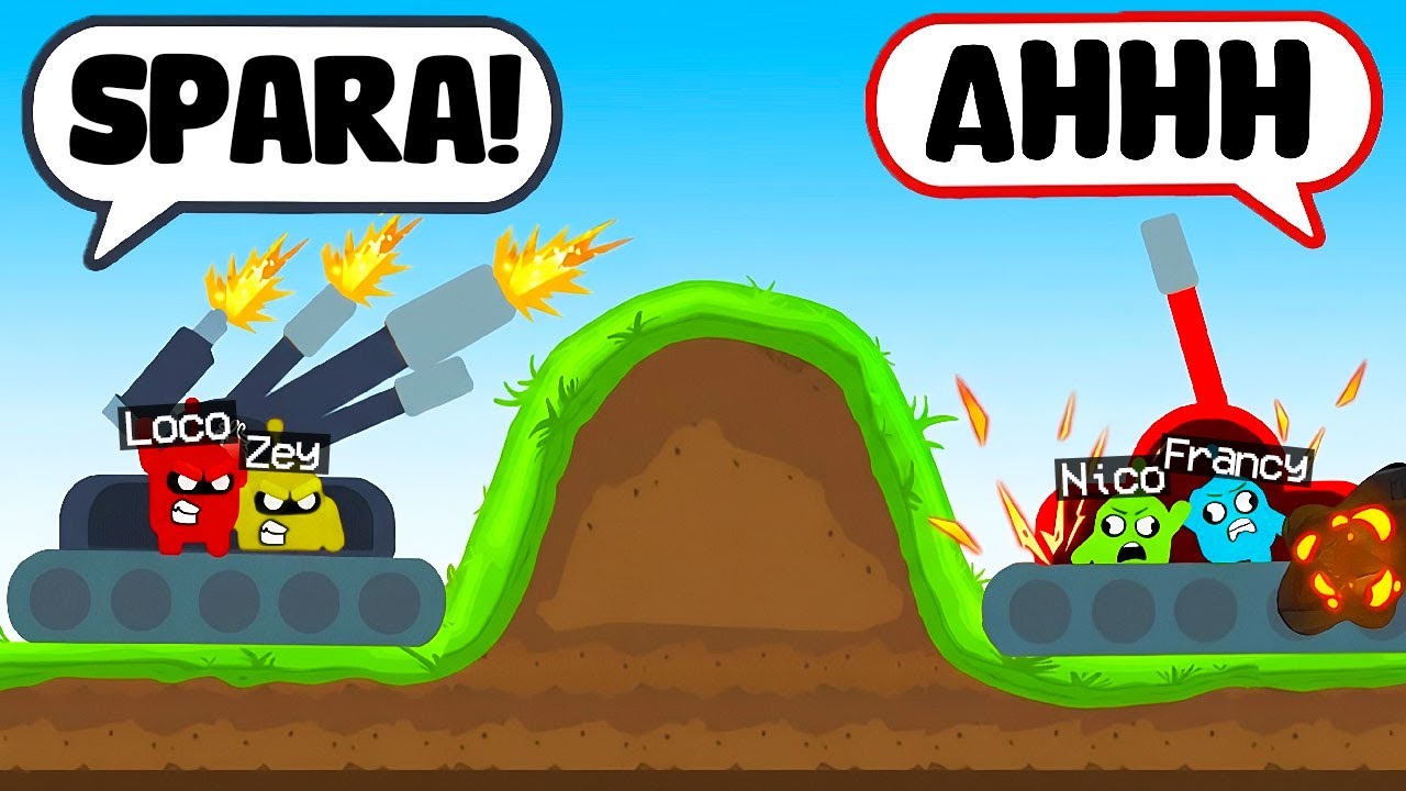 NICO, SFIDA I SUOI AMICI DENTRO UN CARRO ARMATO!