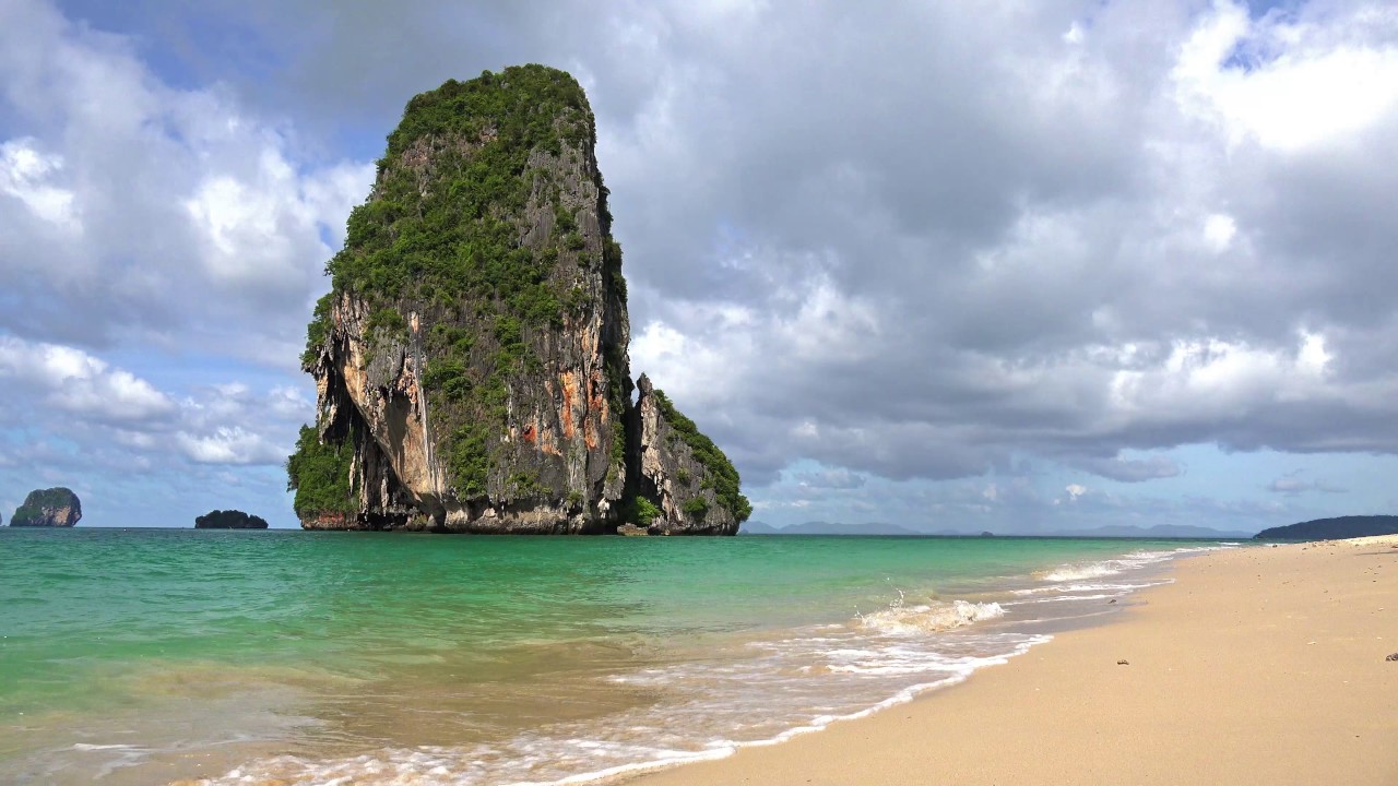 Thailand Railay (Rai Leh) Beach Panorama 4K Ultra HD