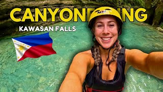 YOU MUST DO THIS!! 🇵🇭 Kawasan Falls Canyoneering and Cliff Jumping in The Philippines!