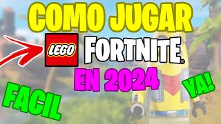 ✅COMO JUGAR 🧱LEGO FORTNITE  EN 2024👈 | COMO ACCEDER 💎A FORTNITE LEGO👀 SI NO ME APARECE🔮